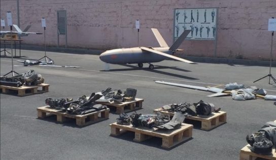 Armenian Showcases Wreckage of Azerbaijani UAVS Used Along Border
