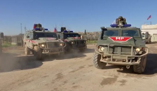 Russian troops break through US barrier in northeast Syria