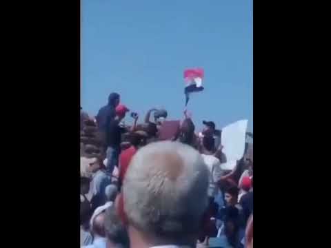 Syrians surround Turkish military post to demand withdrawal from Syria: video