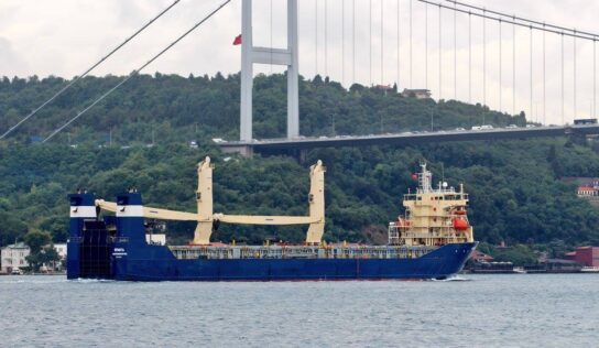 Turkey rescus Russian Ship off the showers of the black sea
