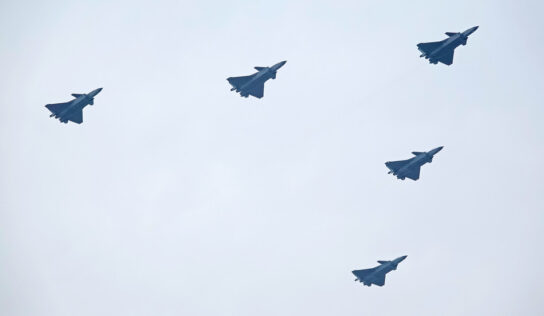 Largest 5th-generation J-20 Mighty Dragon fleet flies over Tiananmen Square to mark 100th anniversary of China’s Communist Party