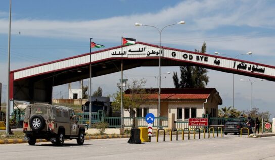 Jordan to Reopen Border with Syria Next Wednesday