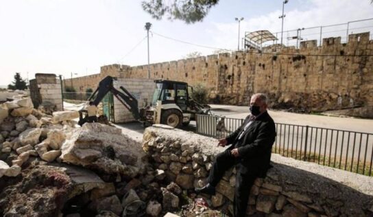 Israeli Occupation Resumes Demolition of Al-Yusufiya Cemetery in Occupied Jerusalem