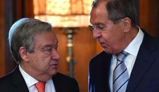 Lavrov, Guterres discuss situation in Syria