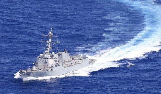 China reacts to US warship sailing through Taiwan Strait