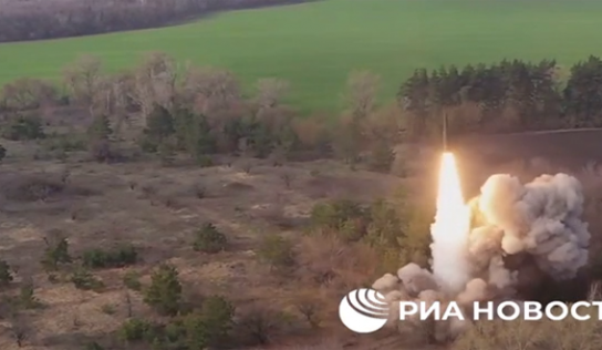 Russian forces destroy Ukrainian weapons depots by Iskandar missiles